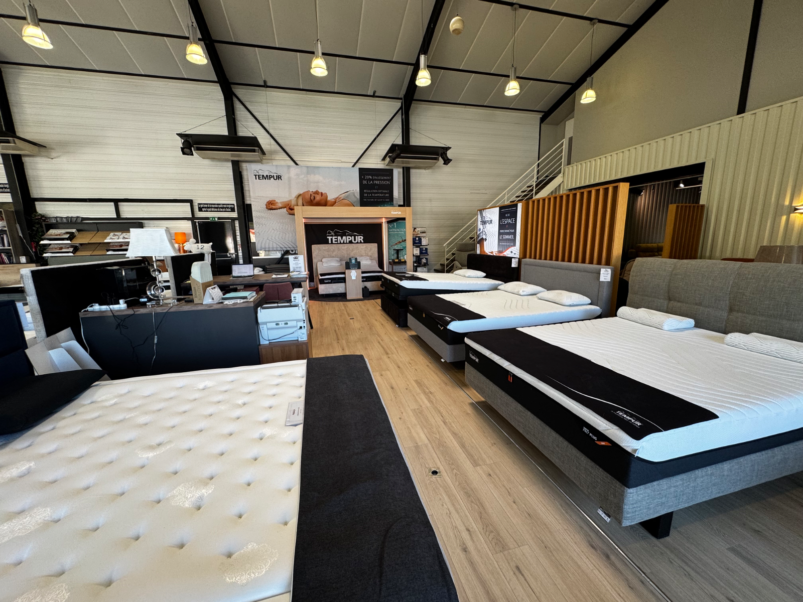 Espace matelas — technologies variées et grandes marques